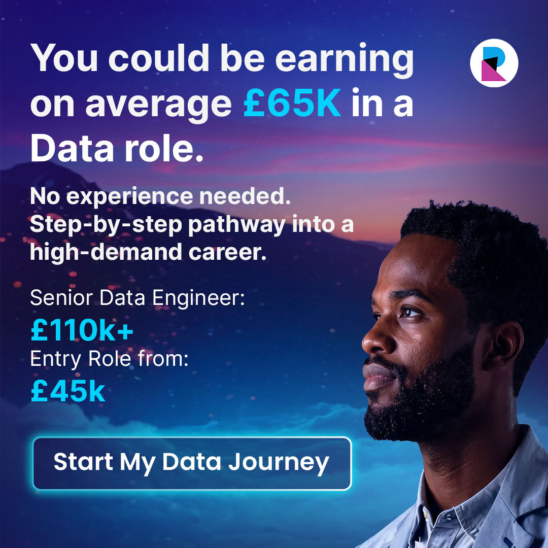 Data career salary-led paid social ad highlighting earning potential